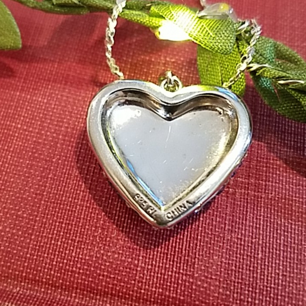 NIB Sterling Silver & Swarovski Crystal Necklace - Picture 5 of 12